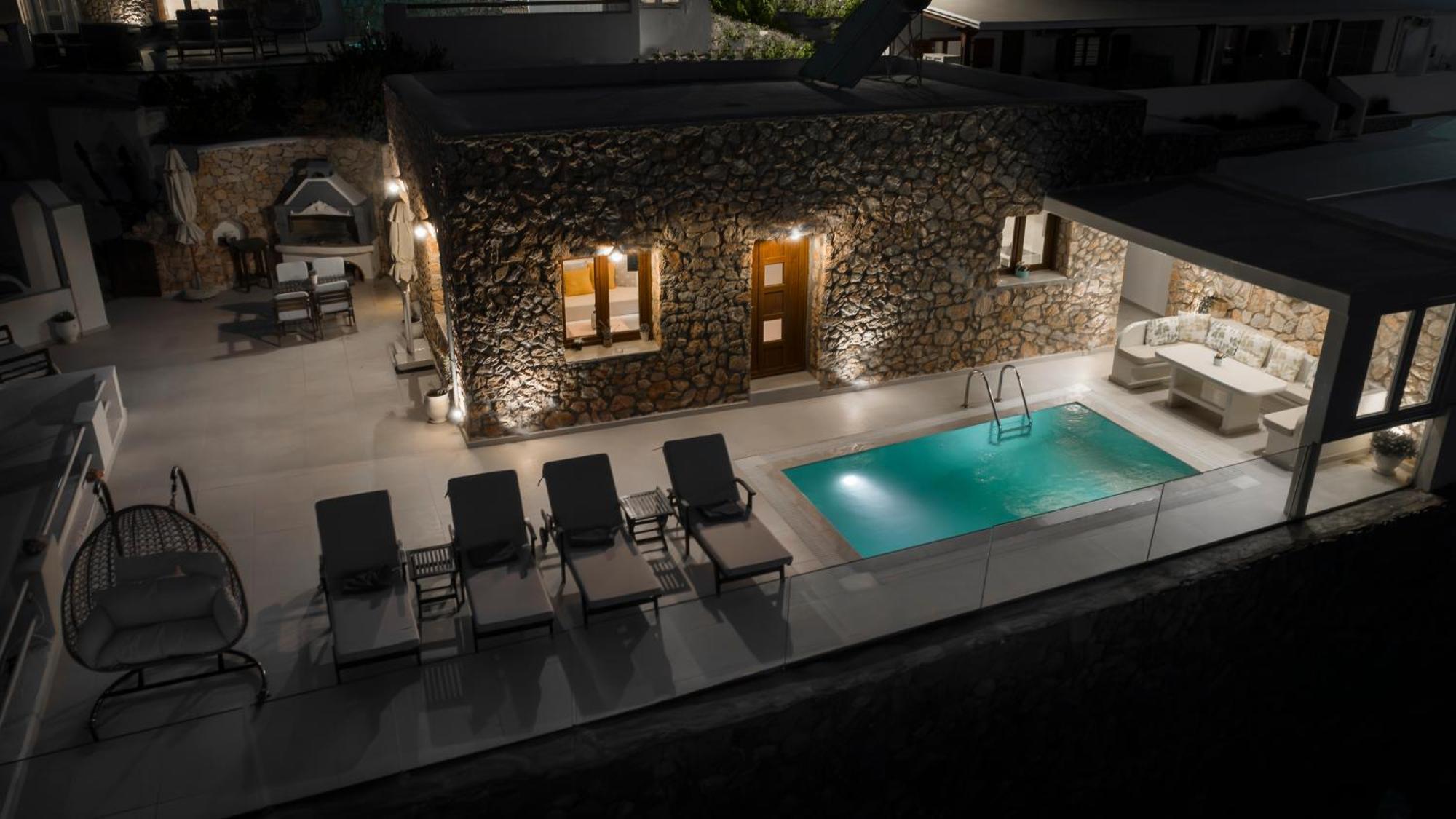 Dream Villa Santorini Vourvoúlos Eksteriør bilde