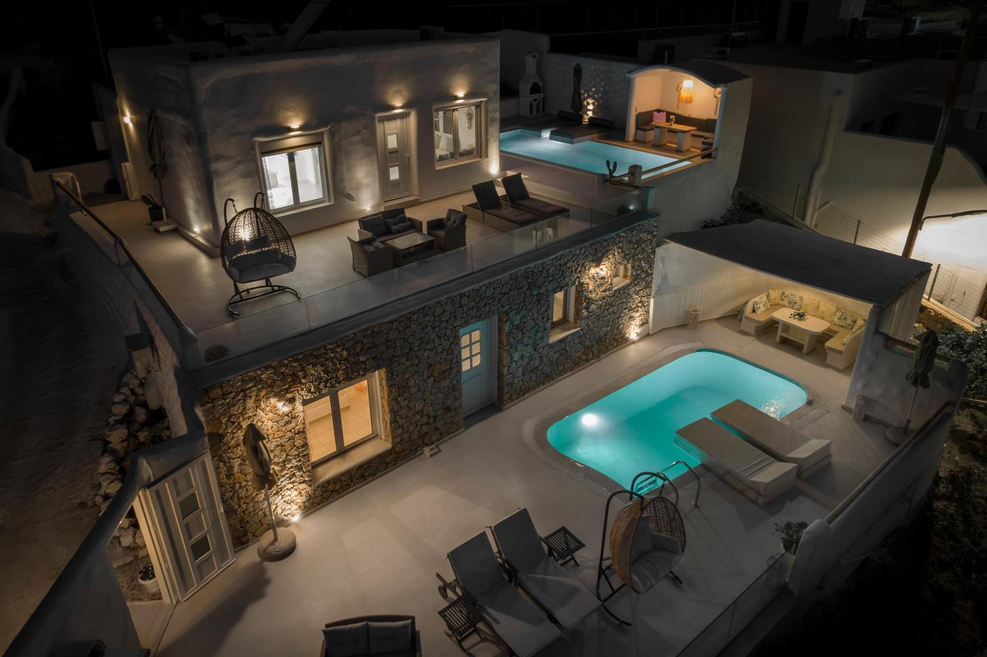 Dream Villa Santorini Vourvoúlos Eksteriør bilde