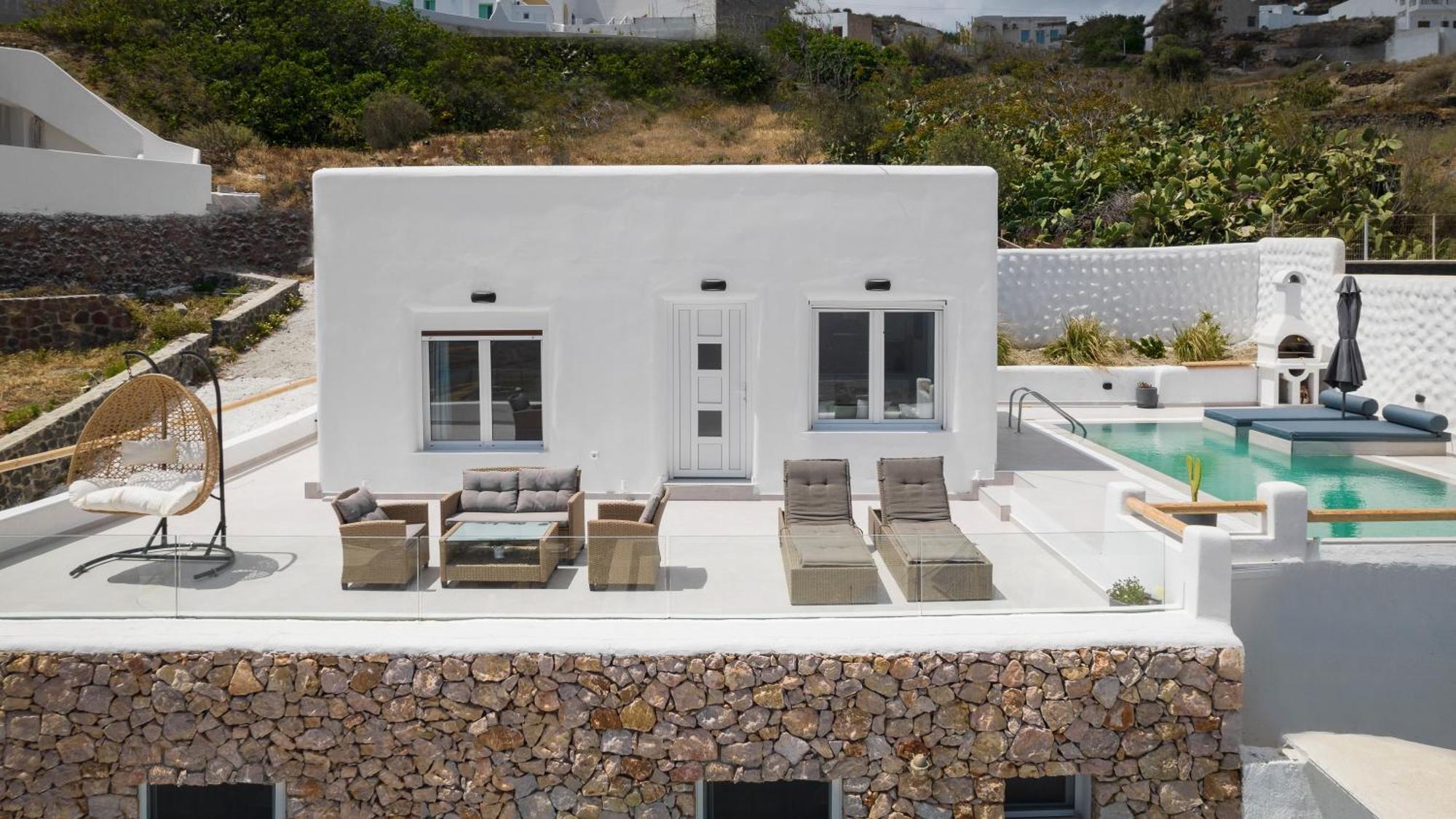 Dream Villa Santorini Vourvoúlos Eksteriør bilde